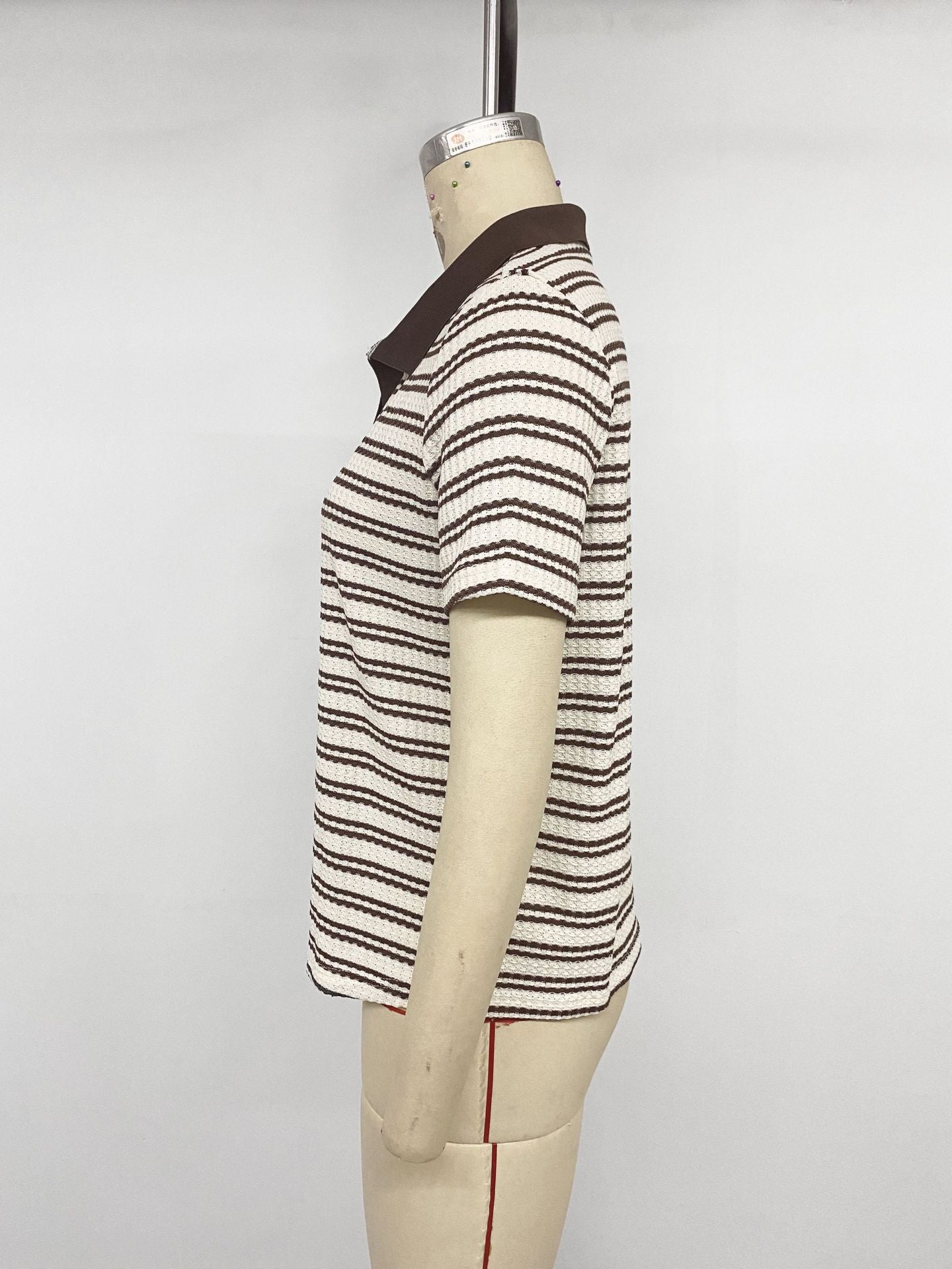 Classic Striped Polo Shirt