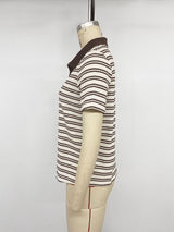Classic Striped Polo Shirt