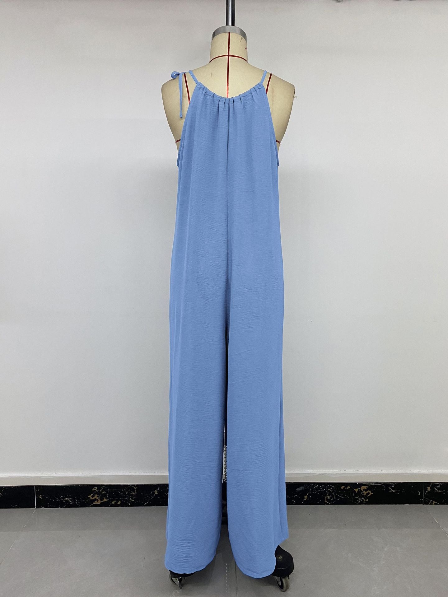 Elegant Sleeveless Wide-Leg Jumpsuit