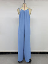 Elegant Sleeveless Wide-Leg Jumpsuit