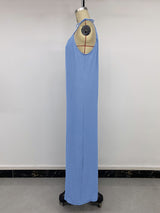 Elegant Sleeveless Wide-Leg Jumpsuit