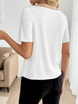 Chic Button-Front Top