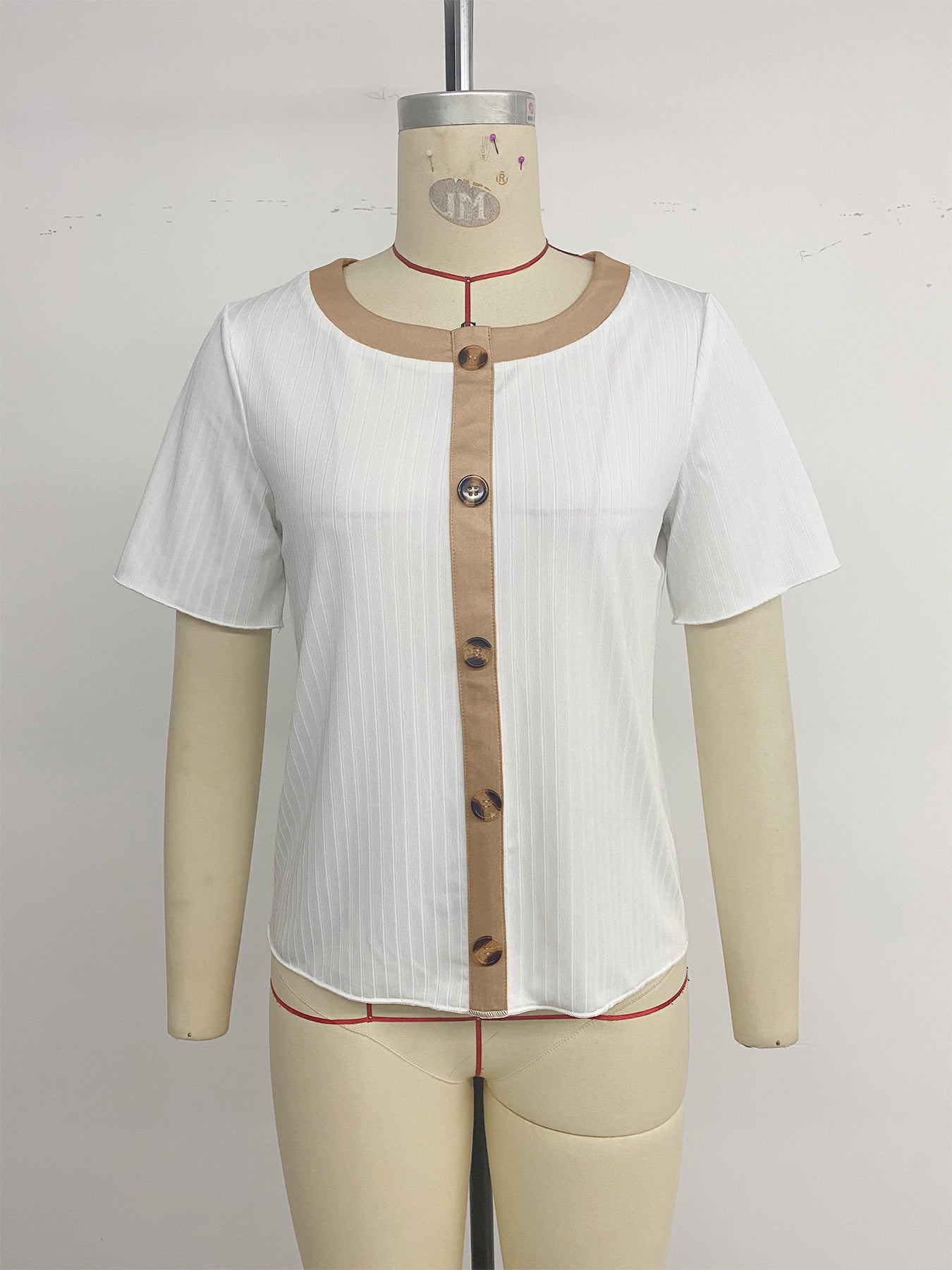 Chic Button-Front Top