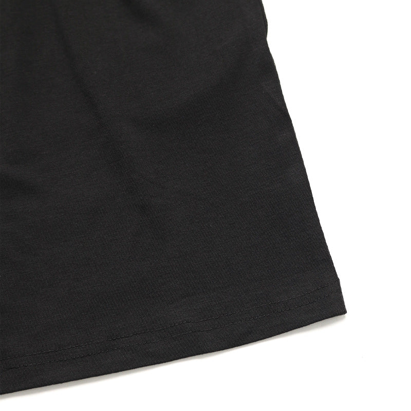 Chic Black Sleeveless Drawstring Jumpsuit