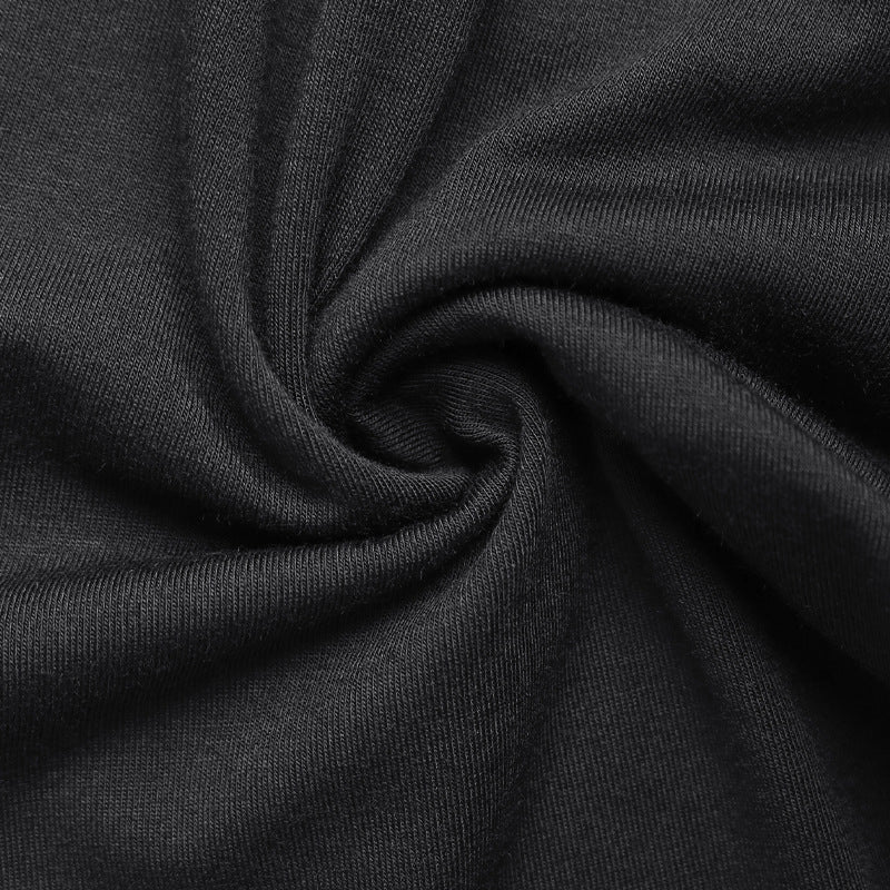 Chic Black Sleeveless Drawstring Jumpsuit