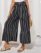 Polka Dot & Floral Wide-Leg Pants