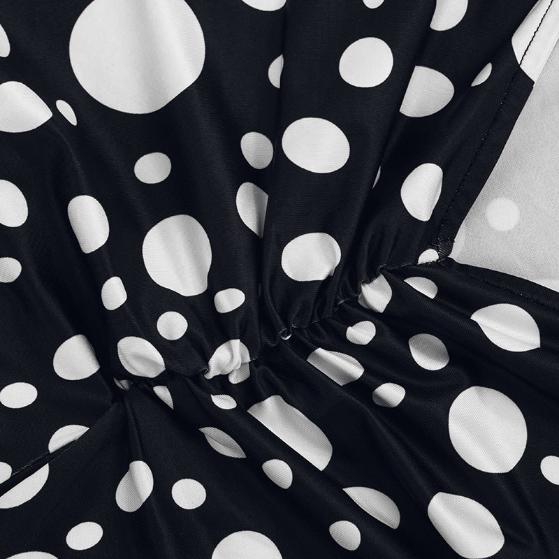 Polka Dot Halter Jumpsuit