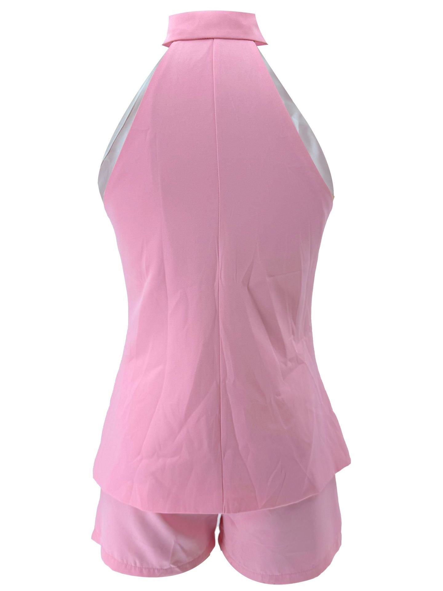 Sleeveless Button-Front Two Piece Set