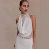 Elegant White Lace Cocktail Dress