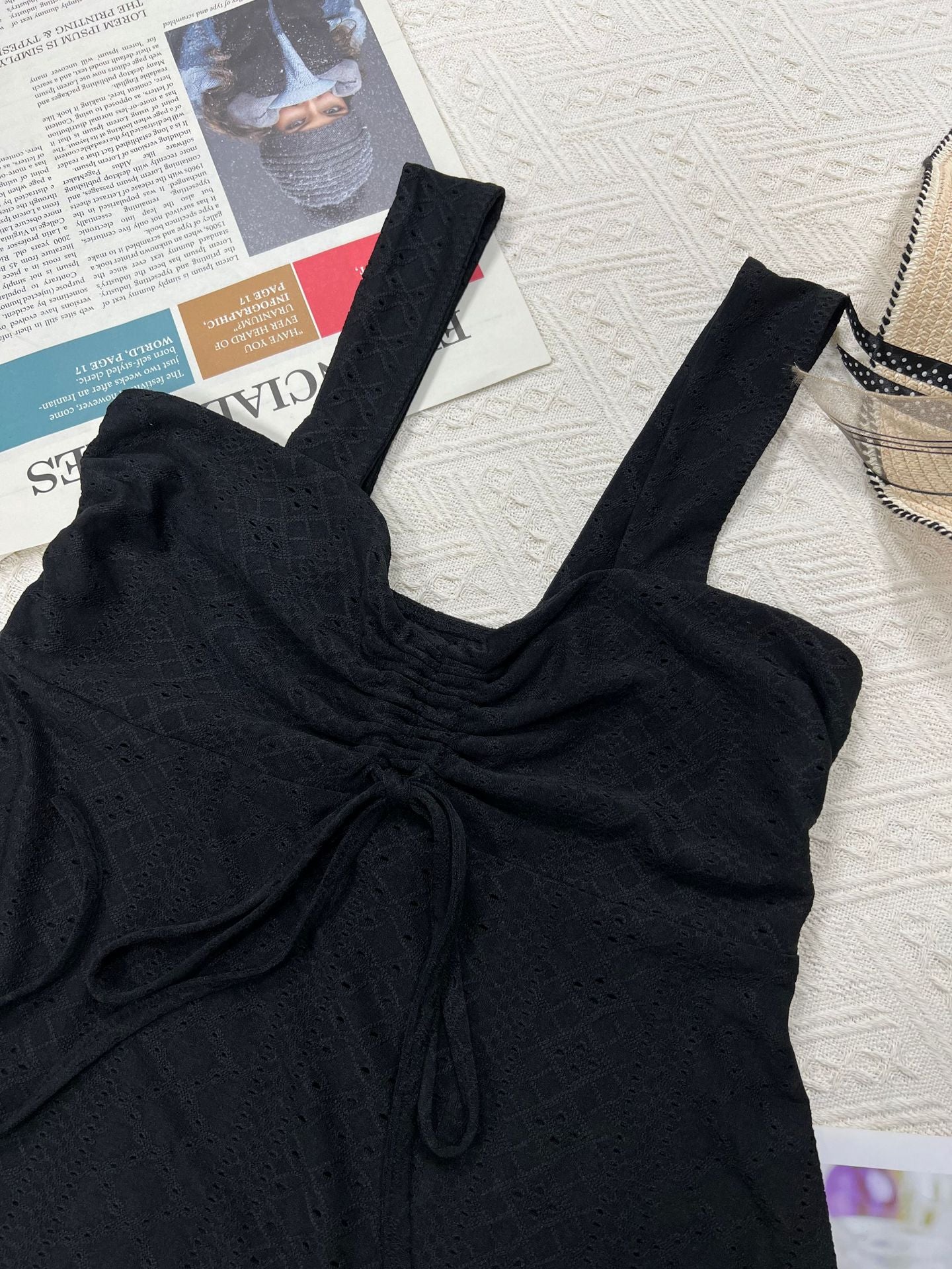 Ruffle Detail Sleeveless Top