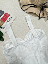 Ruffle Detail Sleeveless Top