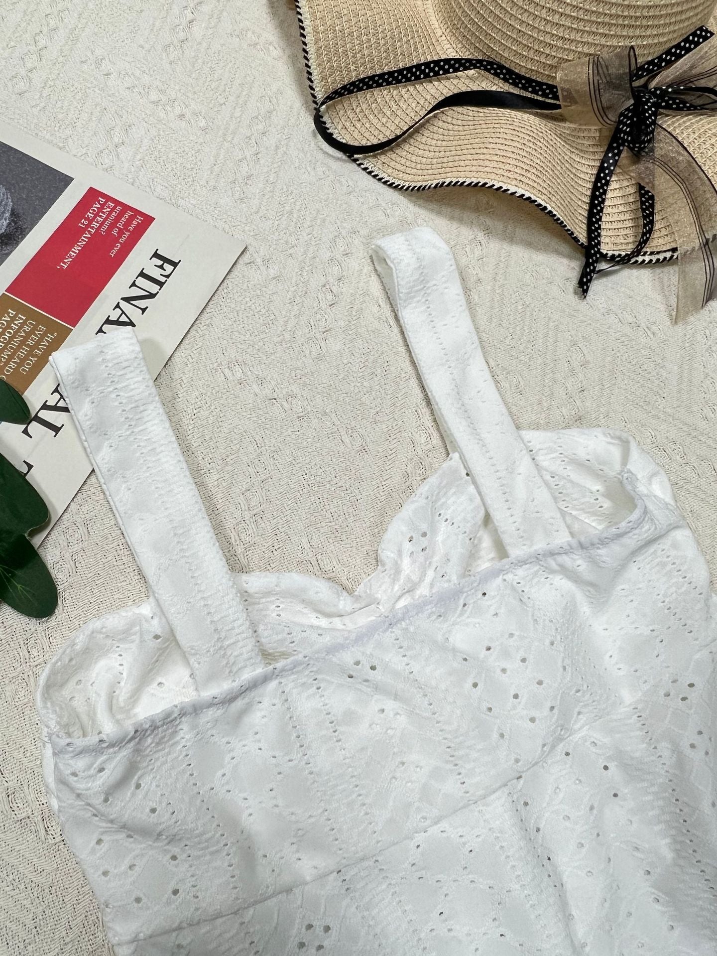 Ruffle Detail Sleeveless Top