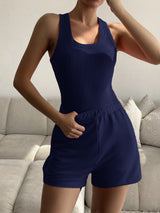 Ribbed Tank Top & Shorts Set