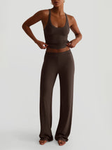 Tank Top & Wide-Leg Lounge Pants Set
