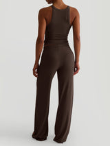 Tank Top & Wide-Leg Lounge Pants Set