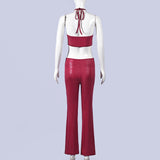Cut-Out Jumpsuit with Textured Finish