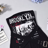 Strapless Brooklyn Themed Jumpsuit