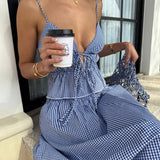 Shoulder Straps Top With Skirt Co-Ords
