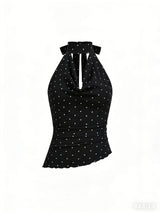 Polka Dot Halter Top