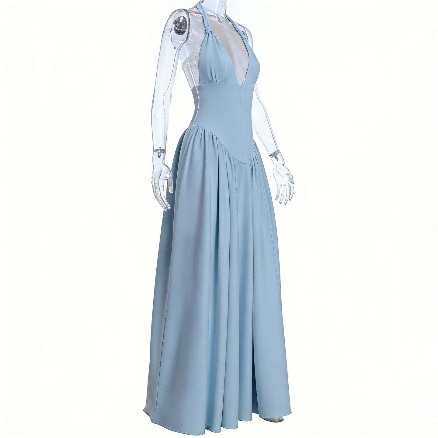 Maxi Dress with Halter Neck