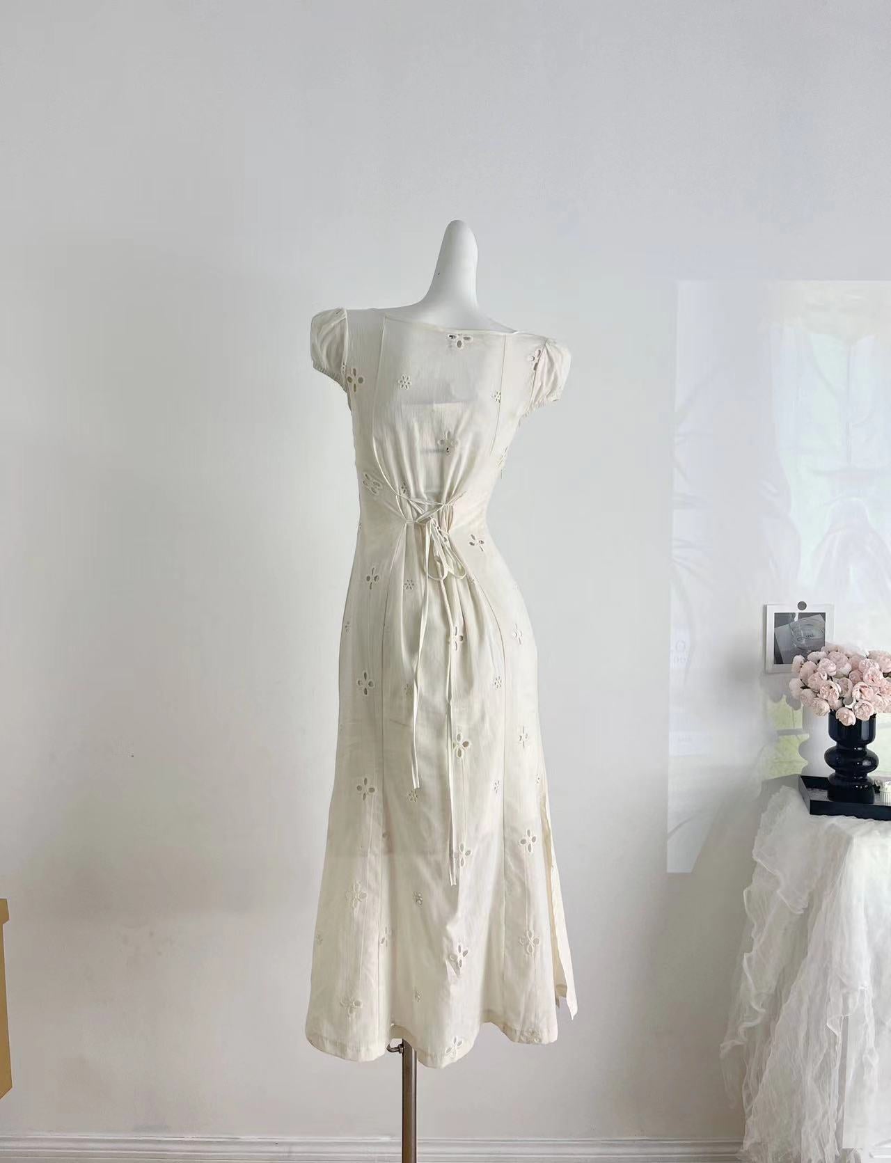 Floral Cut-Out Maxi Dress