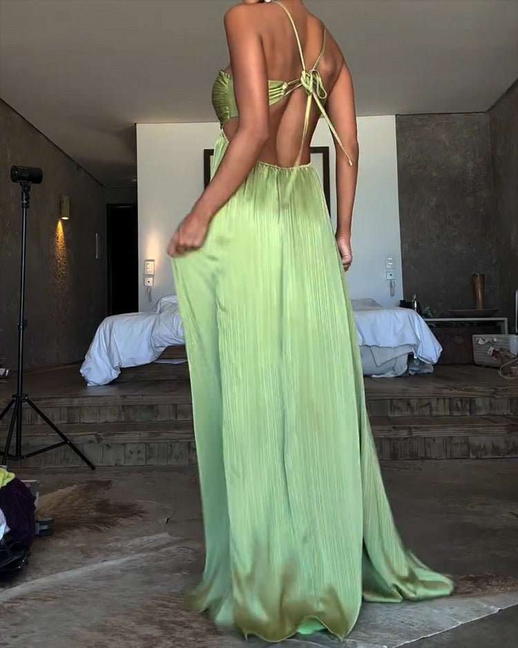 Maxi Dress with Cut-Out Detail