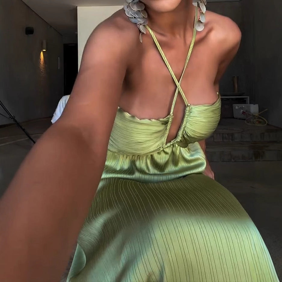 Maxi Dress with Cut-Out Detail