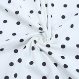 Polka Dot Maxi Dress with Bow Accent