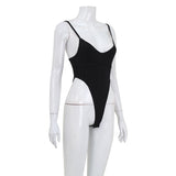Elegant Bodysuit with Spaghetti Straps