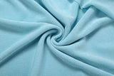 High-Neck Dress with Fringed Hem
