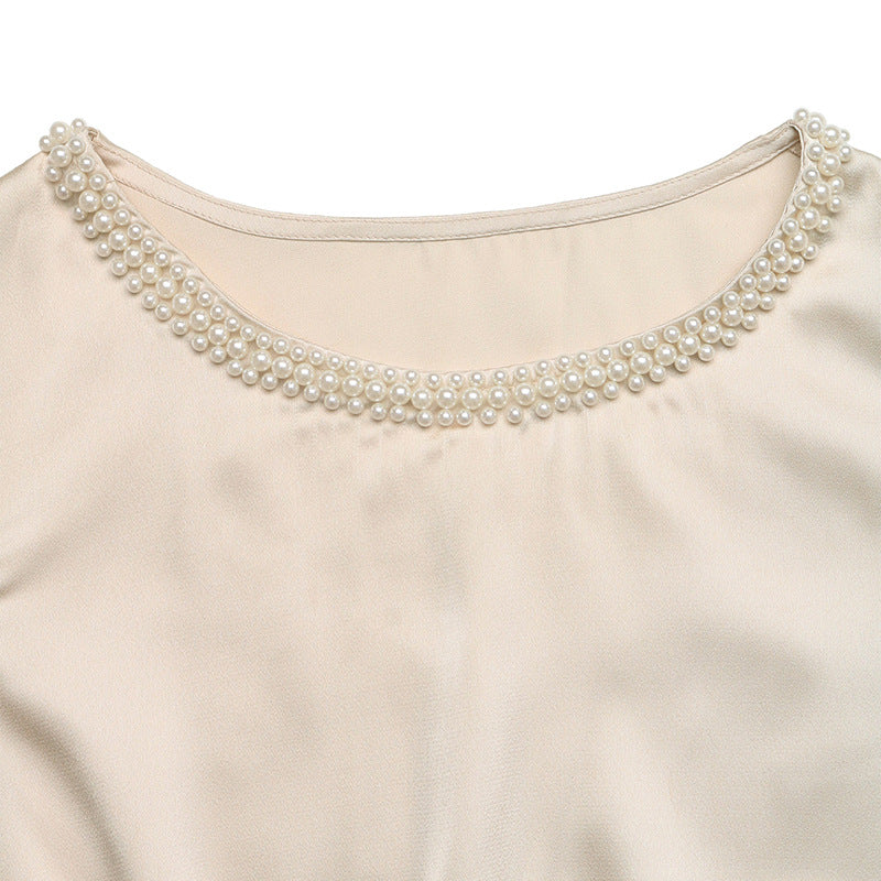 Pearl-Embellished Romper