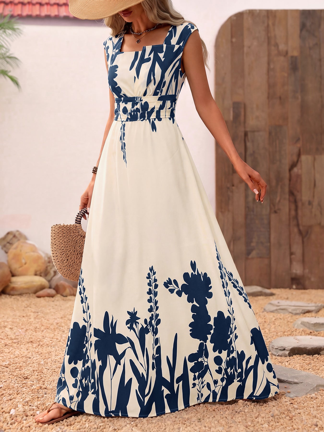 Floral Print Maxi Dress