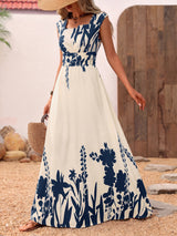 Floral Print Maxi Dress