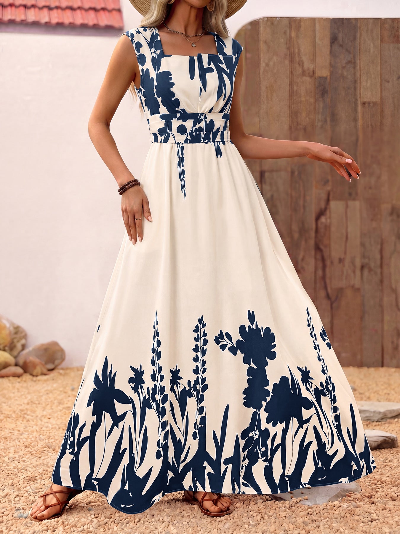 Floral Print Maxi Dress