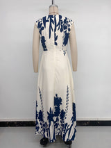 Floral Print Maxi Dress
