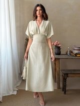 Kimono-Style Top and Skirt Set