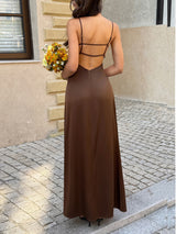 Maxi Dress with Spaghetti Straps