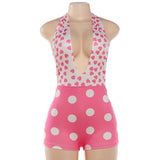 Heart & Polka Dot Fashion Romper