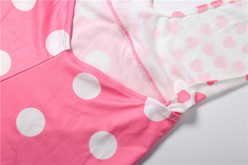 Heart & Polka Dot Fashion Romper