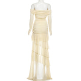 Off-Shoulder Ruffled Dress