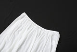 Top with Beaded Waist Skirt Set