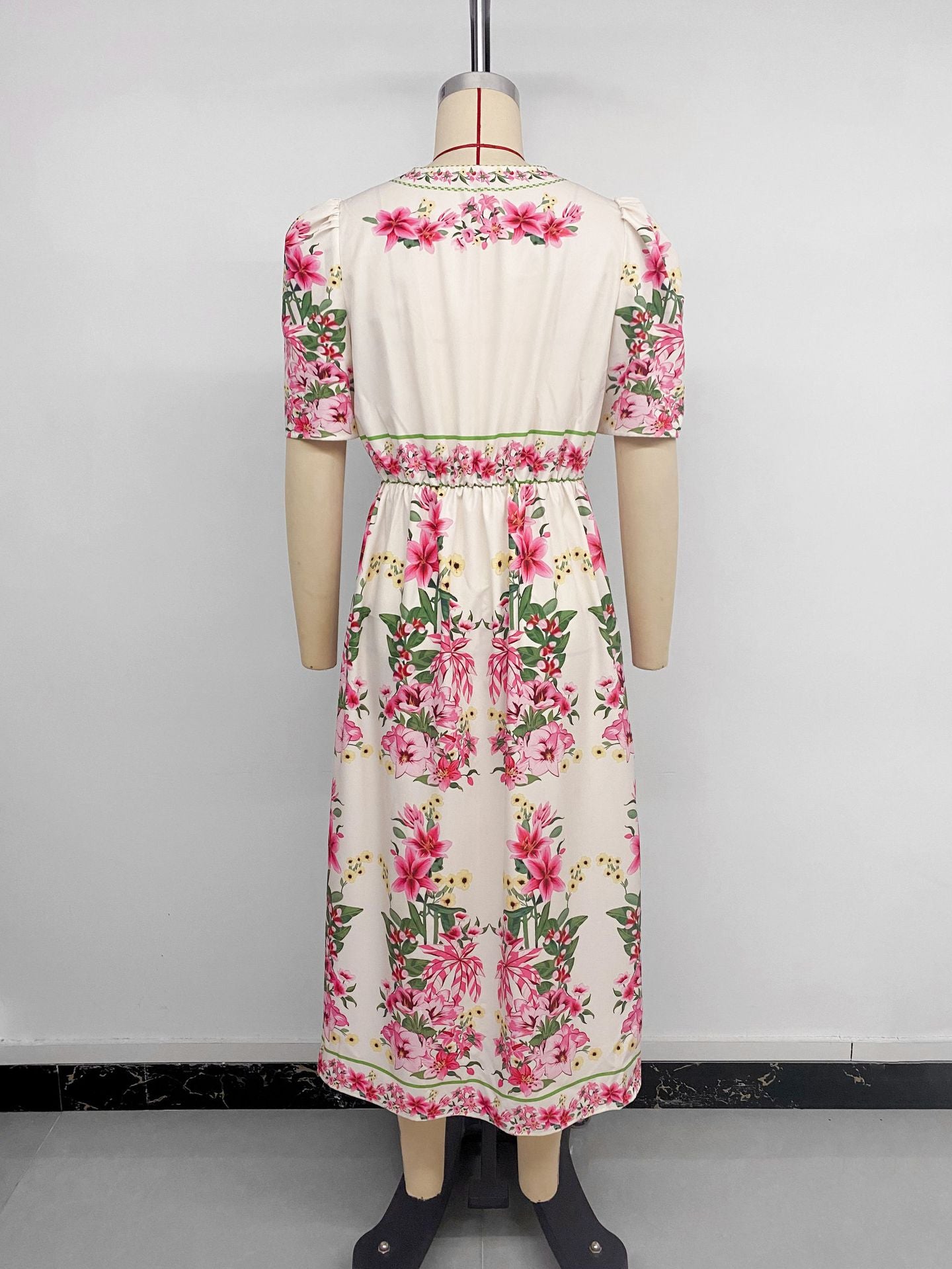 Floral V-Neck Maxi Dress