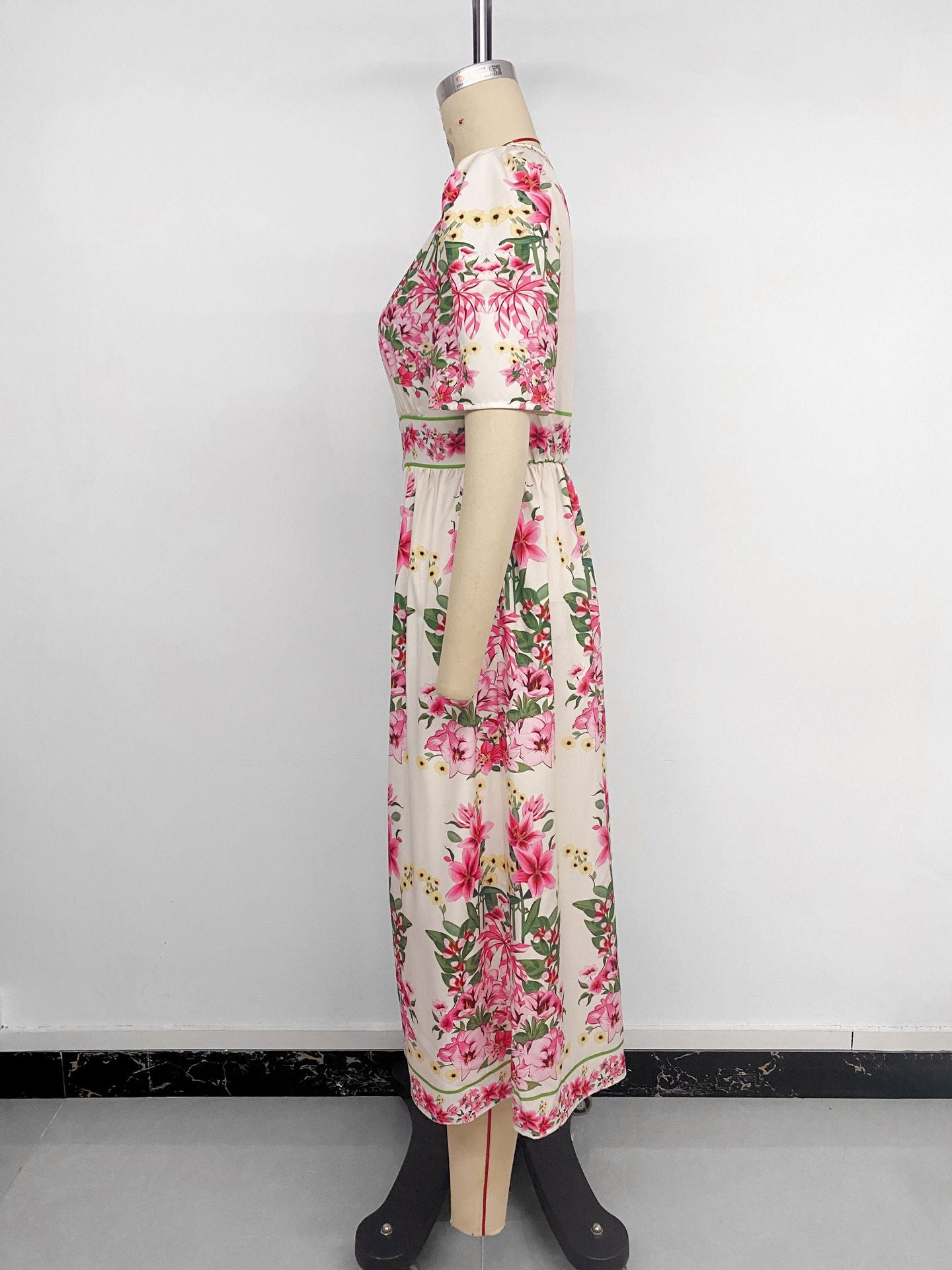 Floral V-Neck Maxi Dress
