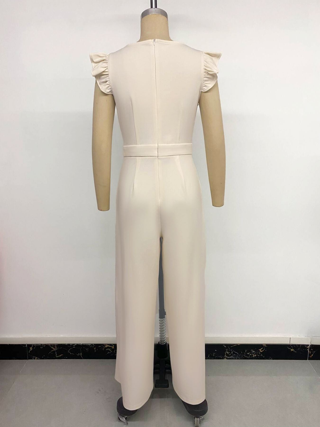 Elegant Floral Wide-Leg Jumpsuit