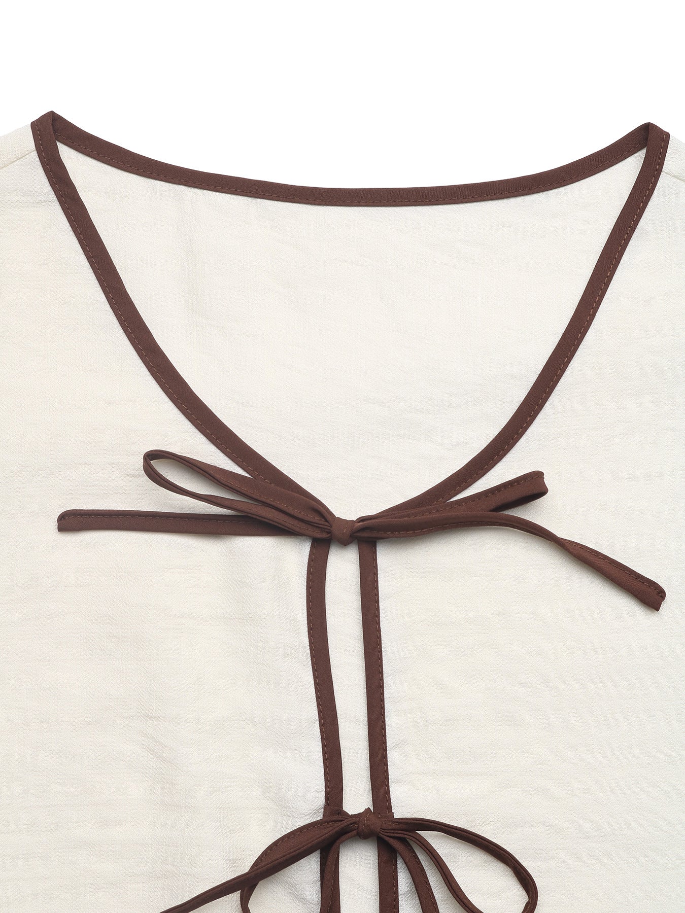 Sleeveless Top & Shorts Set with Bow Details