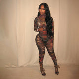 Vibrant Multicolor Bodycon Jumpsuit