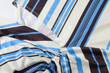Strapless Striped Maxi Dress