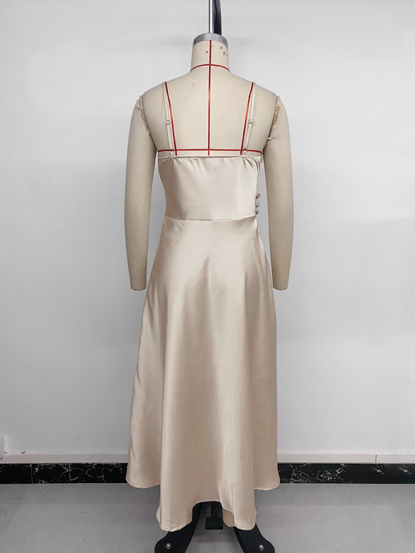 Maxi Dress with Spaghetti Straps