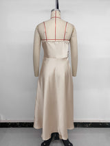 Maxi Dress with Spaghetti Straps