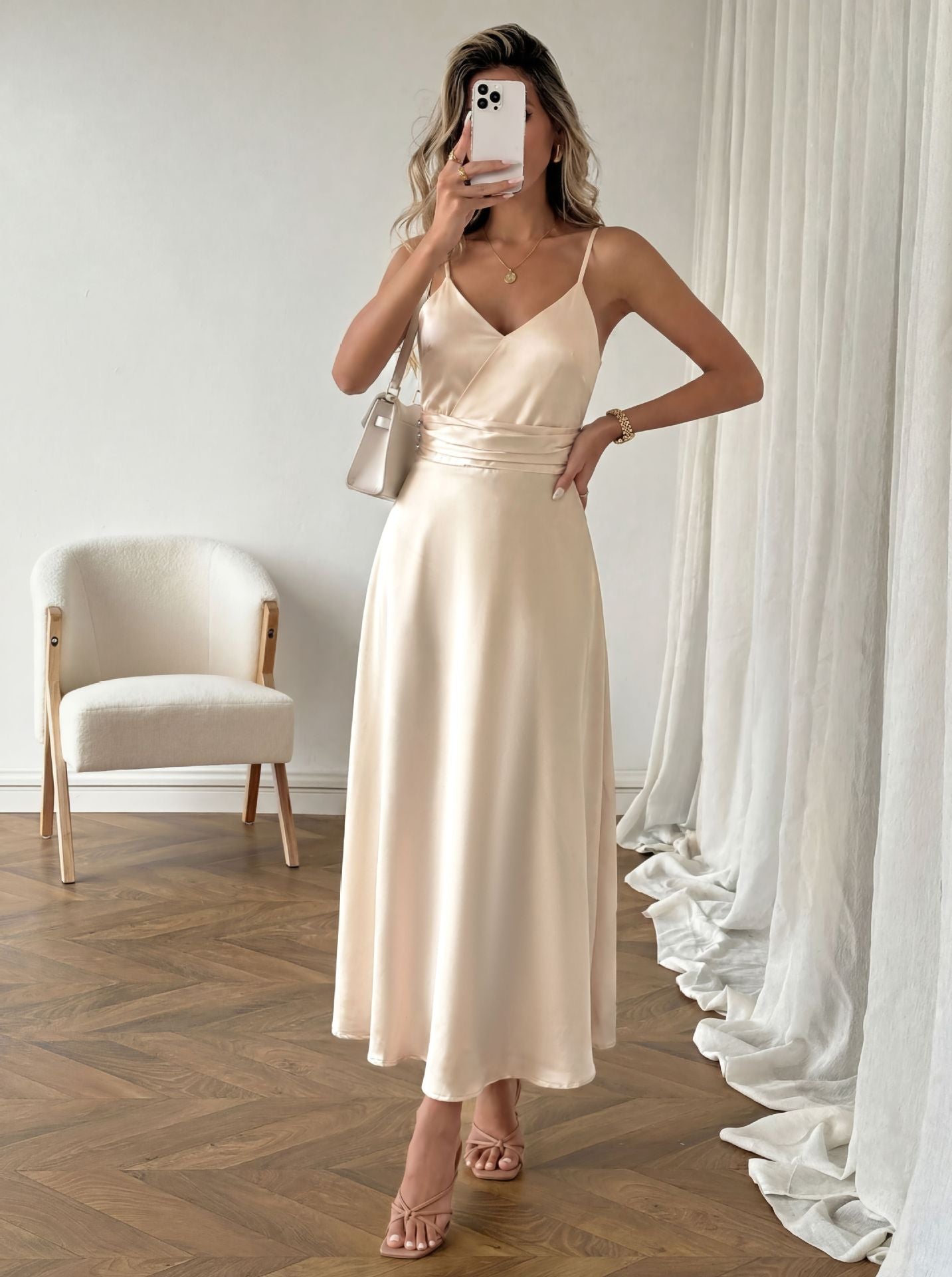 Maxi Dress with Spaghetti Straps